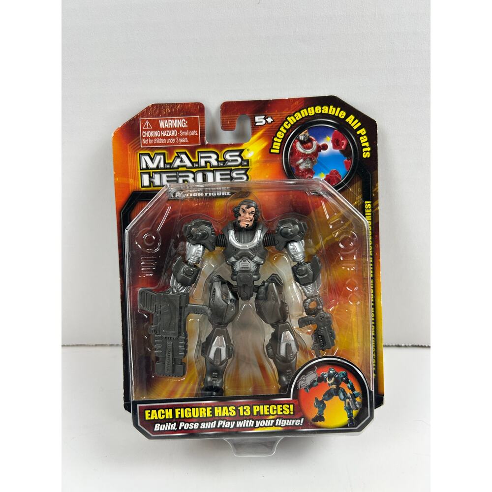 MARS Heroes Trooper Action Figure 4013 Cybotronix Hap-P-Kid New Sealed